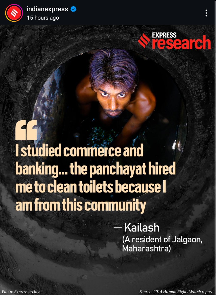 Areeb Uddin (@legallyuddin) on Twitter photo Despite existing laws and multiple court judgments prohibiting it, the inhumane practice of manual scavenging persists. Tragically, caste still dictates who is forced into this degrading and deadly work, and many turn a blind eye to this injustice. 
(1/2) Despite existing laws and multiple court judgments prohibiting it, the inhumane practice of manual scavenging persists. Tragically, caste still dictates who is forced into this degrading and deadly work, and many turn a blind eye to this injustice. 
(1/2)