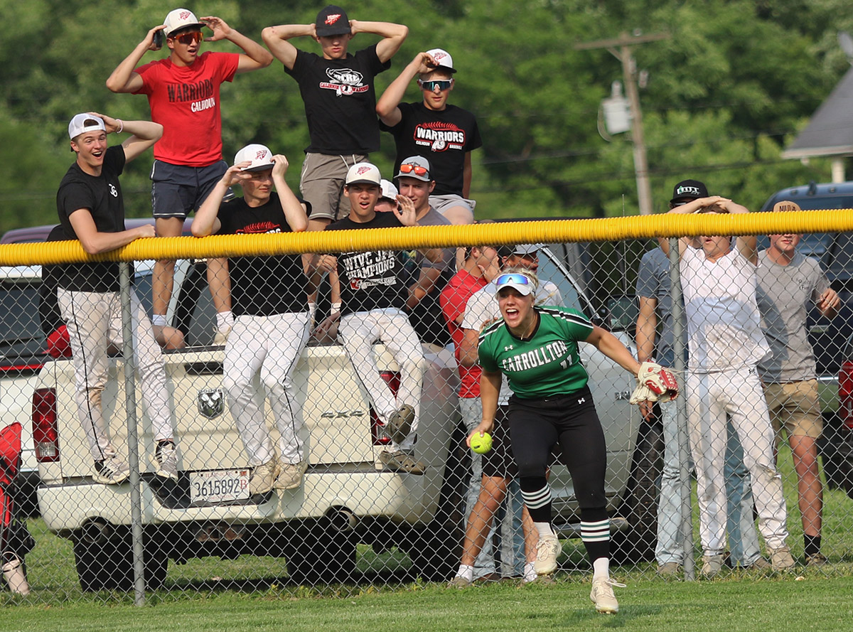 GregShashack's tweet photo. Carrollton turns same trick, beats Calhoun for sectional softball title https://t.co/Onv27XHsw3 via @altontelegraph https://t.co/849PsCss9B