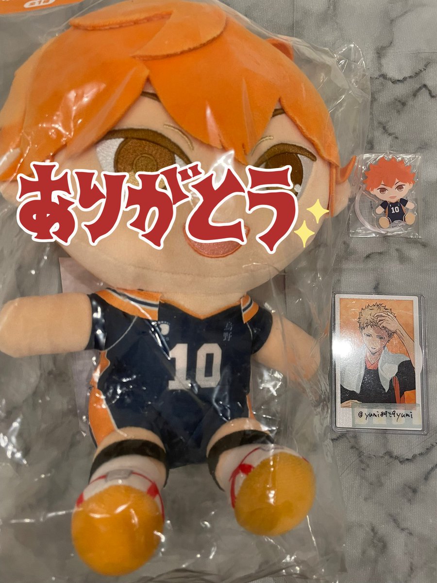【交換】ハイキュー フリューくじ ぬいもっち

(譲)G賞 日向
(求)G賞 黒尾

都内手渡し(池袋＞山手線沿線)、郵送可
よろしくお願いいたします