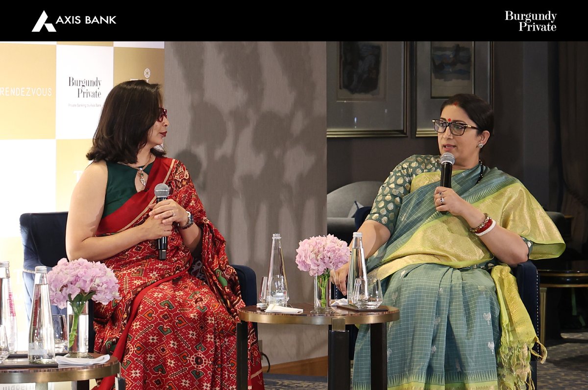 Axis Bank (@axisbank) on Twitter photo Burgundy Private, Private Banking by Axis Bank, partnered with The Chambers for an exclusive book launch - 'The Commonsense Diet', and Rendezvous with Ms. Rujuta Diwekar & Ms. Smriti Irani, at Taj Mahal, Delhi. Burgundy Private, Private Banking by Axis Bank, partnered with The Chambers for an exclusive book launch - 'The Commonsense Diet', and Rendezvous with Ms. Rujuta Diwekar & Ms. Smriti Irani, at Taj Mahal, Delhi.