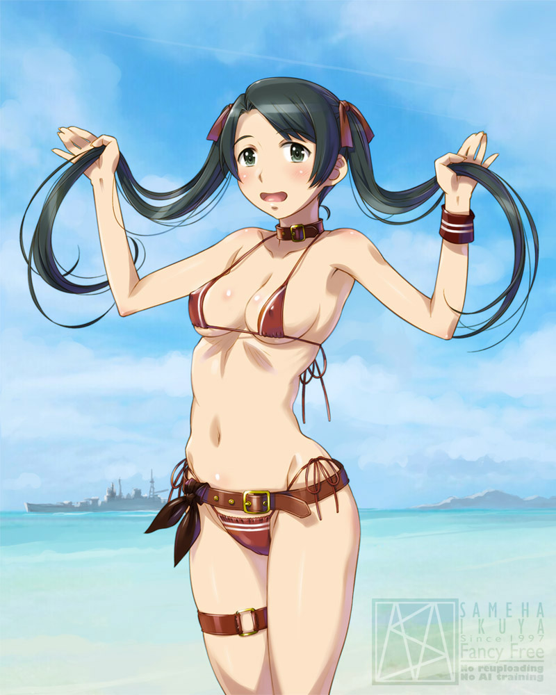 く
す
く
#艦これ #三隈 #進水日 