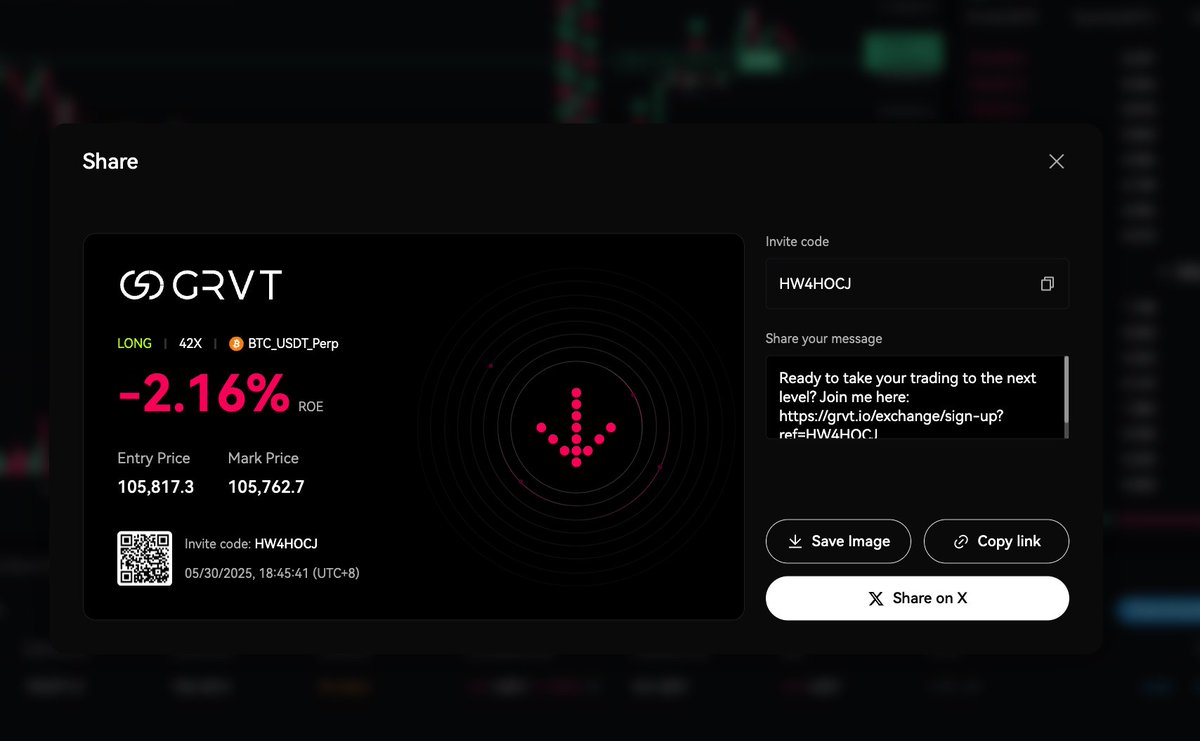 You ask, we deliver

Share feature now live on GRVT

Start your trade now: grvt.io/exchange/perpe…