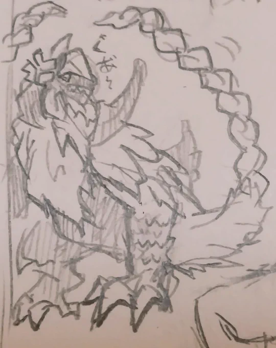 これはノリと勢いで描いたらまあまぁいい感じに出来たアルシュベルドくん