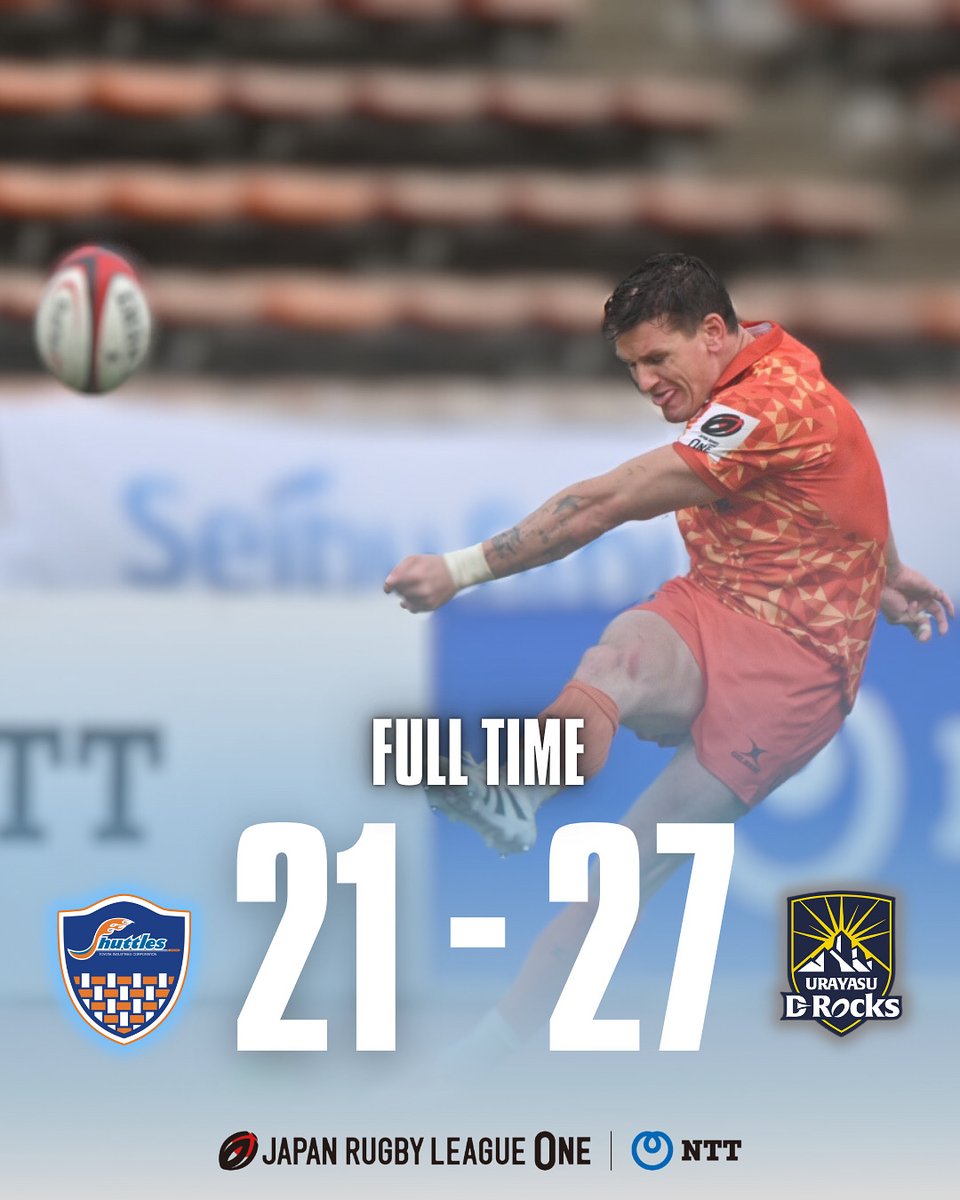 FULL TIME！
雨の中、熱い応援ありがとうございました！

NTT JAPAN RUGBY LEAGUE ONE 2024-25 D1/D2入替戦 第2戦
🕛 5月31日(土)
🆚 浦安D-Rocks
S愛知 21 - 27 浦安DR
S愛知が負け
D2残留となります。

試合結果🔽
league-one.jp/match/28376

【Team Official Photographer】
<a href="/arrow_mg/">服トリユミ ver9.00</a>