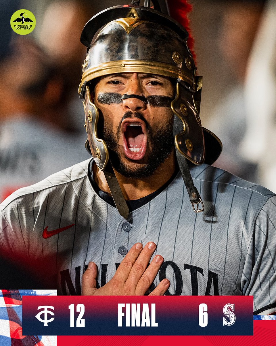 Thanks for staying up late with us, everyone! 🥳
#TwinsWin