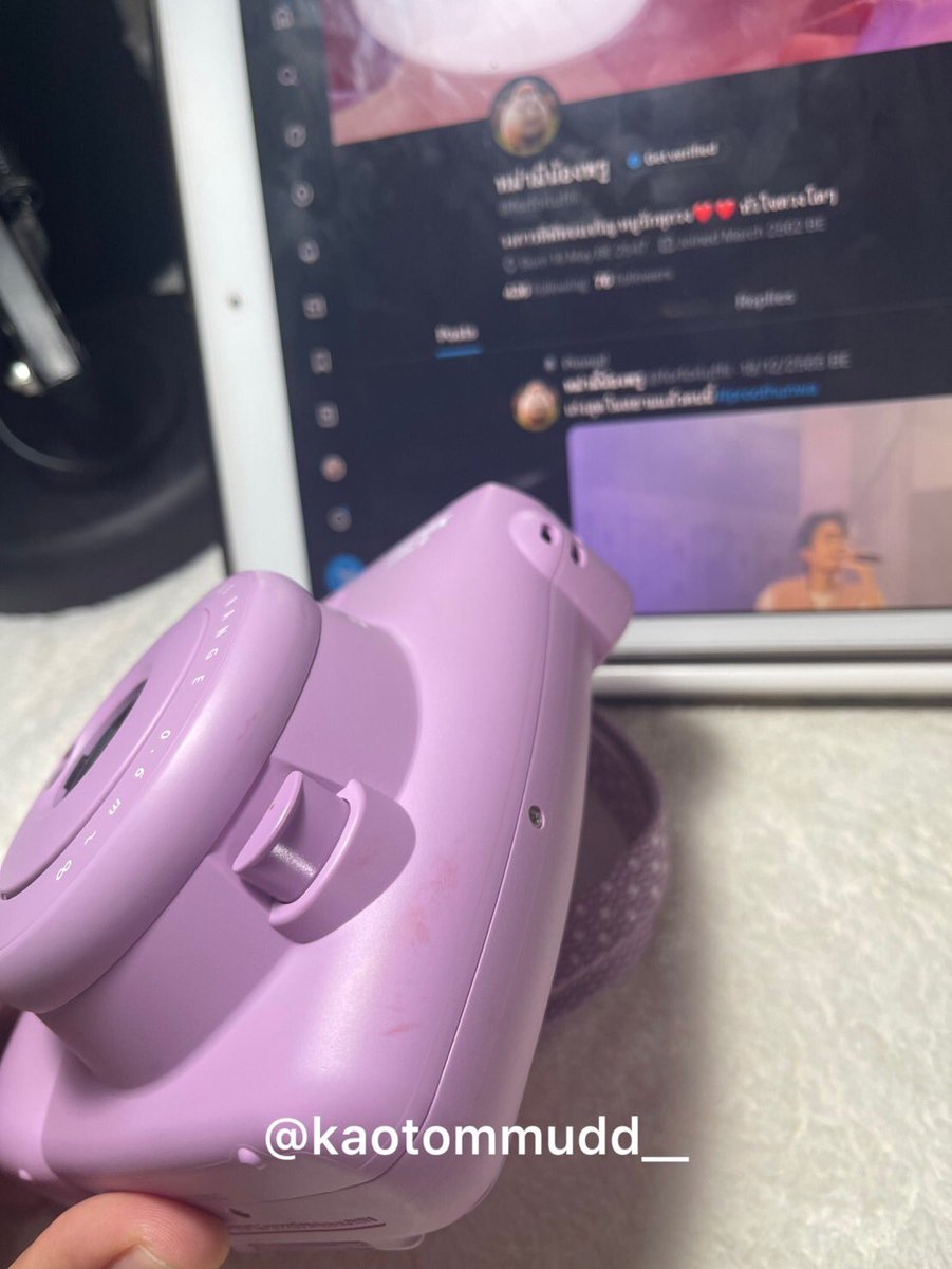 MindDanatta's tweet photo. ส่งต่อ กล้องโพลารอยด์ Instax mini 9 💜
💟 สี Smokey Purple
💟 ใช้งานได้ปกติทุกอย่าง แฟลชออก
💟 มีตำหนิตามภาพ
💟 อุปกรณ์ครบ / แถมถ่านฟรี
ราคา 1550 รวมส่งค่ะ นัดรับฟิวเจอร์รังสิต / คลอง6 / มทรธัญบุรีได้ค่ะ @forforluffii
#ตลาดนัดหมูยอ #instaxmini9 #กล้องโพลารอยด์มือ2 https://t.co/dKESDcQnr2
