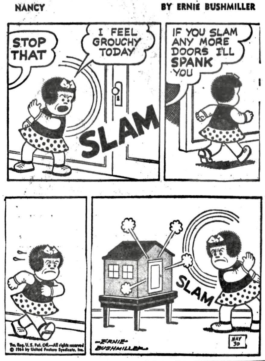 Nancy By Ernie Bushmiller 
May 30,1966