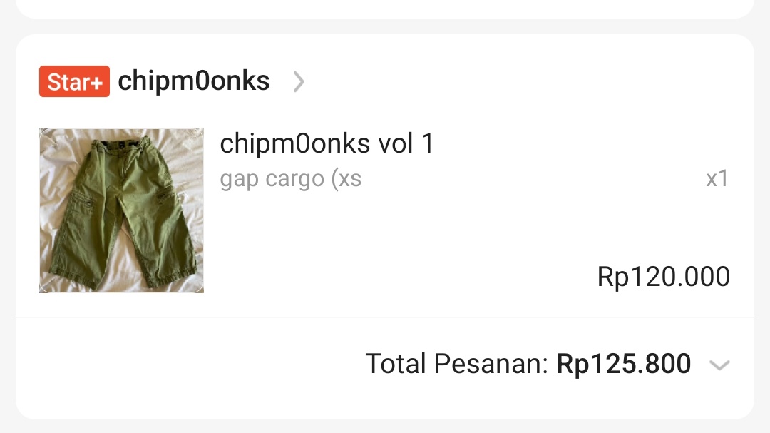 purroslon's tweet photo. wts celana gap kids cargo jorts size 160 xs  : 45k inc admin oren 🍊 dom bekasi 

try on? dm ya! https://t.co/VAm03NqZwS