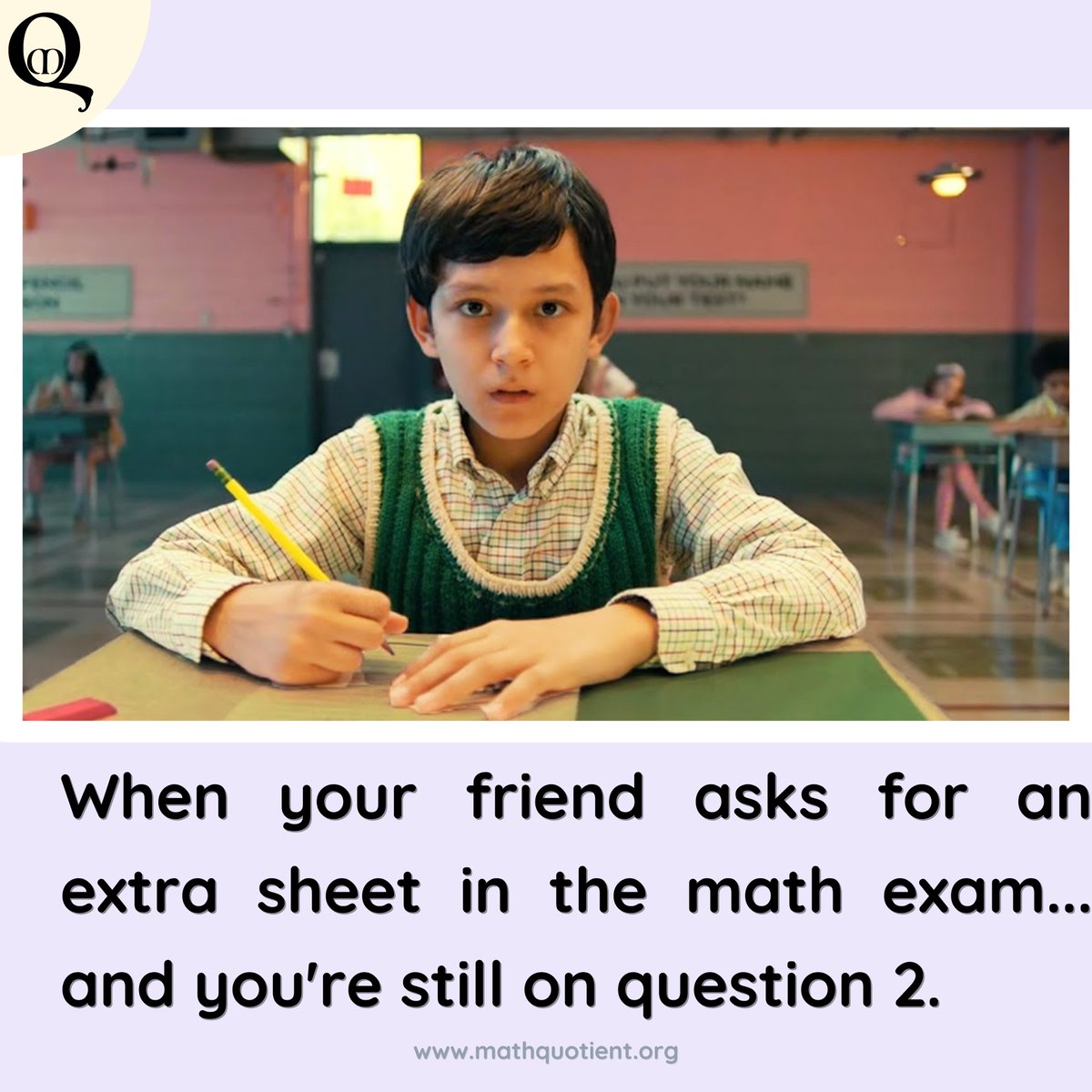 math_quotient's tweet image. When your confidence crumbles in 0.2 seconds. 📉
You thought you were doing fine… until someone asked for more paper.
Stay calm — it’s a math test, not a novel! 😉

#MathQuotient #ExamDayFeels #StudentStruggles #IGCSEMaths #IBCurriculum #DubaiStudents #ExtraSheetDrama