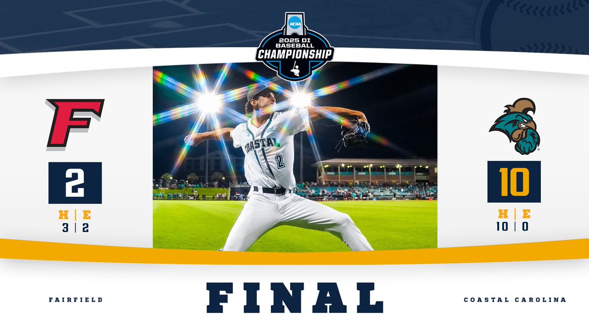 Sun Belt (@sunbelt) on Twitter photo 𝗡𝗢 𝗙𝗟𝗨𝗞𝗘.
<a href="/CoastalBaseball/">Coastal Carolina Baseball</a> wins its 19th-straight game behind a 💎 from <a href="/CFlukey/">Cameron Flukey</a> in its <a href="/NCAABaseball/">NCAA Baseball</a> Regional opener. ☀️⚾️ 𝗡𝗢 𝗙𝗟𝗨𝗞𝗘.
<a href="/CoastalBaseball/">Coastal Carolina Baseball</a> wins its 19th-straight game behind a 💎 from <a href="/CFlukey/">Cameron Flukey</a> in its <a href="/NCAABaseball/">NCAA Baseball</a> Regional opener. ☀️⚾️