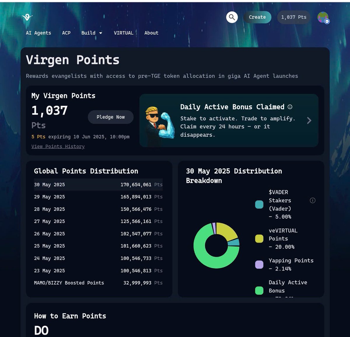 🌀 Hướng dẫn tham gia kèo <a href="/virtuals_io/">Virtuals Protocol</a> – Virtuals Genesis Launches

TẤT TẦN TẬT TÚT TÙN TỤT

Thấy nhiều người hỏi: “Giờ mới chơi có muộn không?”
➡️ Chưa muộn đâu! Còn cơ hội to nếu biết cách kiếm điểm Virgen Points từ sớm.

👇 Tổng hợp chi tiết cách làm
