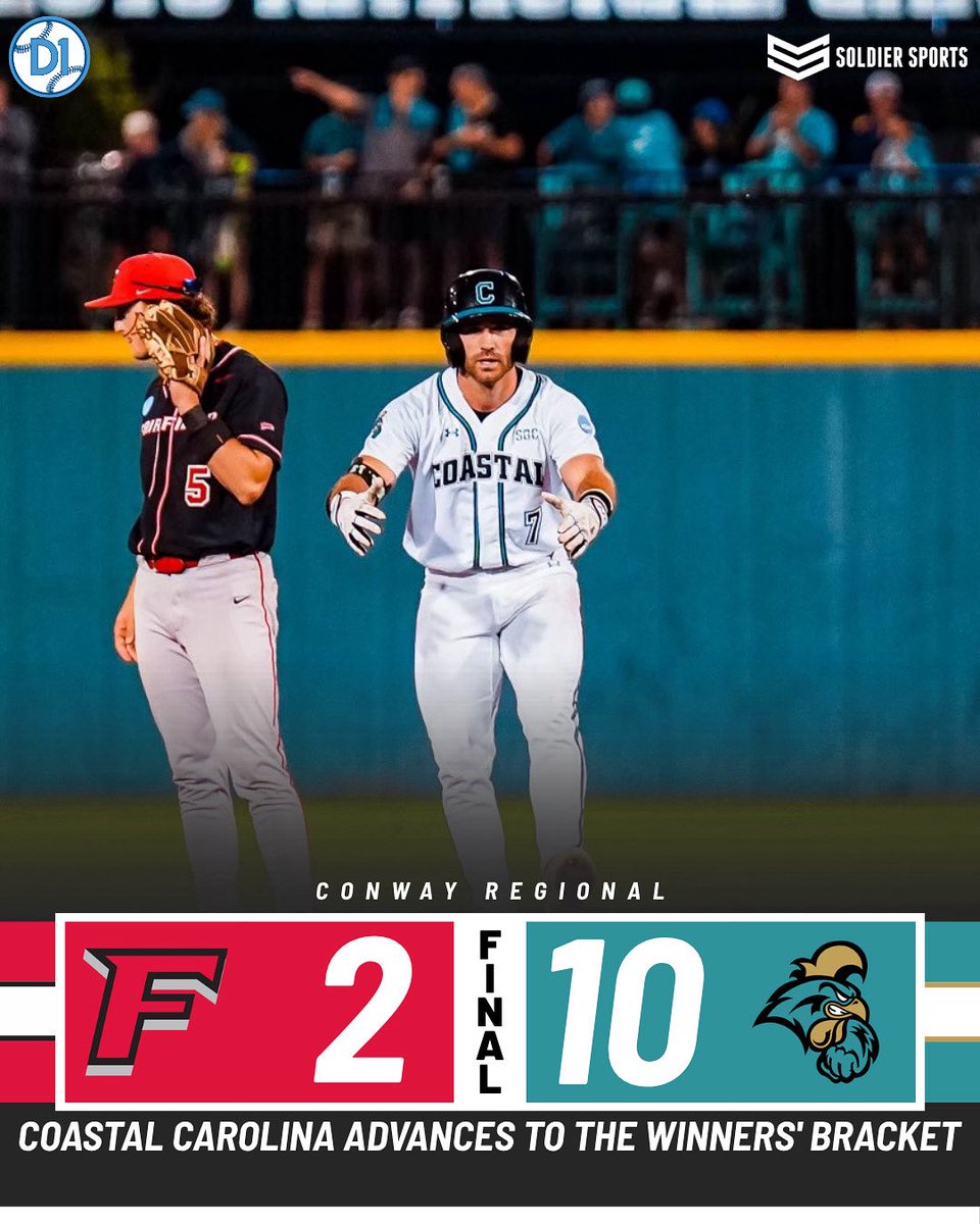 Mid-Majors on D1Baseball (@midmajors_d1) on Twitter photo 𝐌𝐚𝐤𝐞 𝐭𝐡𝐚𝐭 𝟏𝟗 𝐬𝐭𝐫𝐚𝐢𝐠𝐡𝐭 𝐖𝐬 👌
The Chants now have the highest winning streak in the country AND are advancing to the Winners bracket!
🤝 <a href="/soldier_sports/">SOLDIER SPORTS</a> 𝐌𝐚𝐤𝐞 𝐭𝐡𝐚𝐭 𝟏𝟗 𝐬𝐭𝐫𝐚𝐢𝐠𝐡𝐭 𝐖𝐬 👌
The Chants now have the highest winning streak in the country AND are advancing to the Winners bracket!
🤝 <a href="/soldier_sports/">SOLDIER SPORTS</a>
