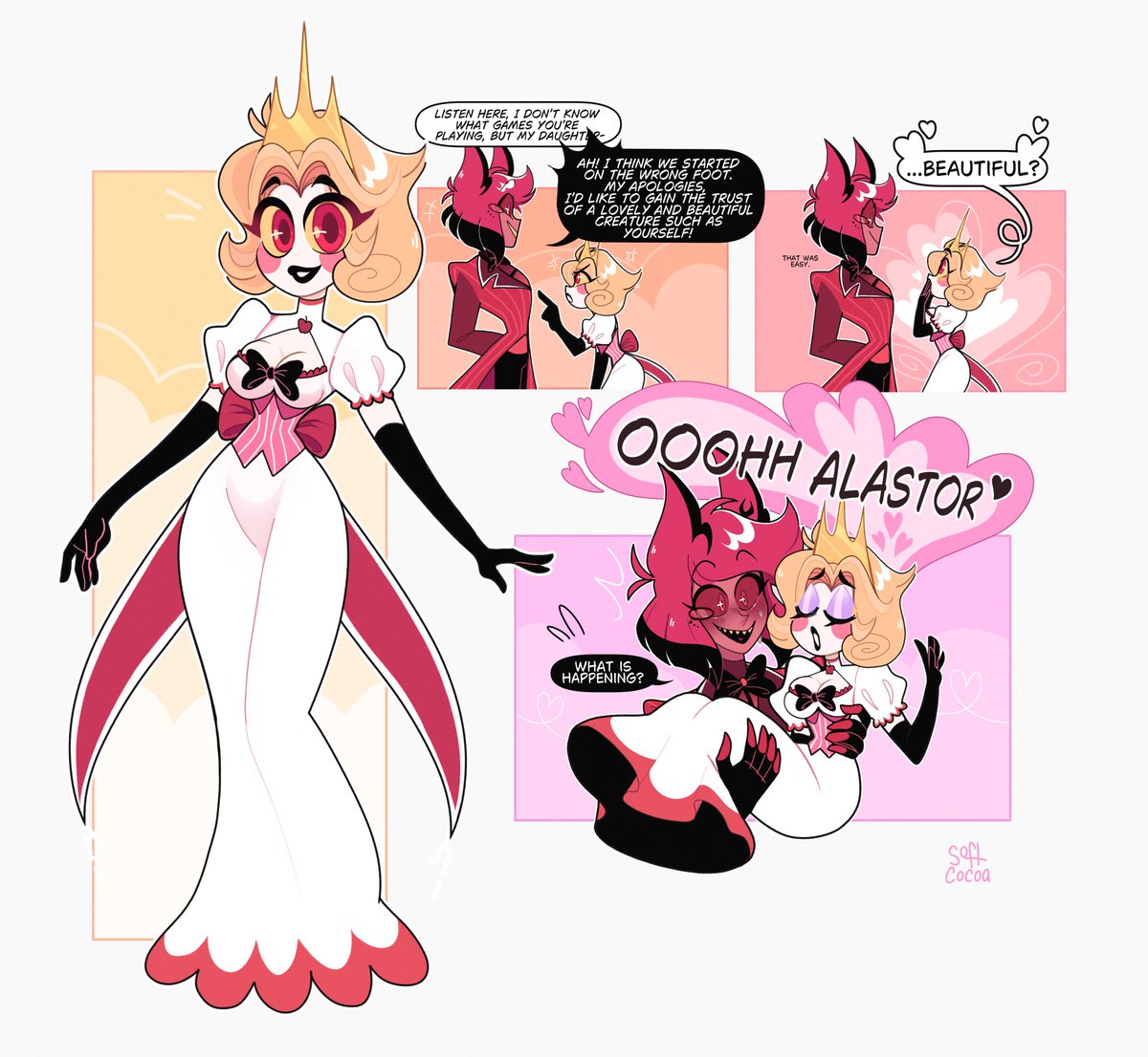 Lucifer but she's a woman and also obsessed with Alastor?? idk girl 

#radioapple #appleradio