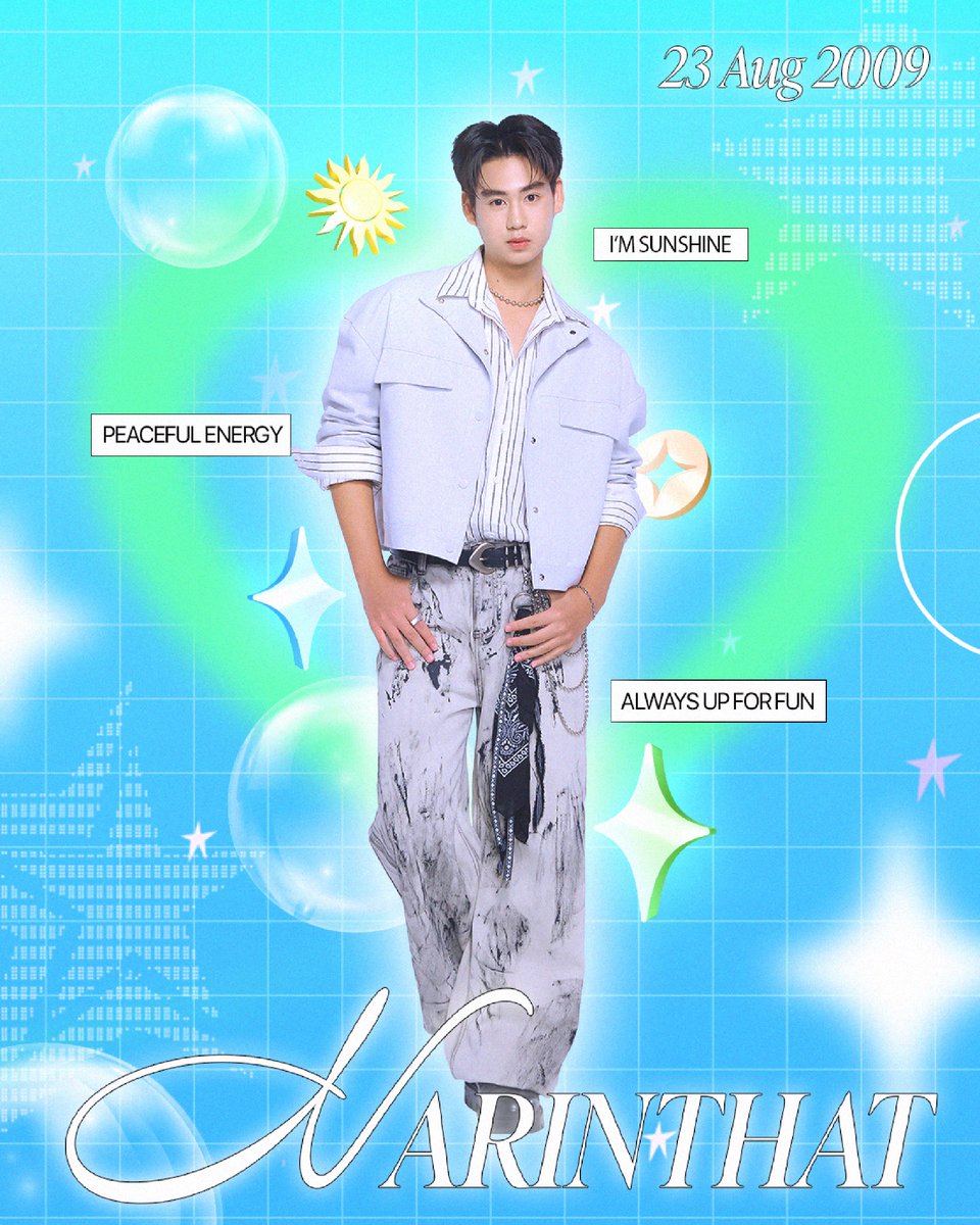 Ta-da! (ﾉ◕ヮ◕)ﾉ*:･ﾟ✧

Sunday Narinthat Boontaligponpan *｡:ﾟ+
✏️ ซันเดย์ นรินทร์ธัช บุญฑริกพรพันธุ์ 

🗓️ 23/08/2009
🌟 ESFJ-A

👾👾👾

🐻 Instagram : sunday.nrt
🐻 X : <a href="/SundayG_36/">sunday_nrt</a> 
🐻 Tiktok : sunday.nrt

#sundaynrt 
#tiatrainee 
#Tia51