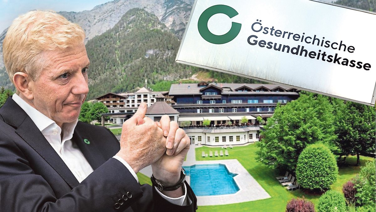 Während Patienten die Kassenleistungen beim Arzt gekürzt werden, waren 250 Führungskräfte der Österreichischen Gesundheitskasse bei einem zweitägigen Seminar in einem Salzburger Luxushotel. krone.at/3799661
