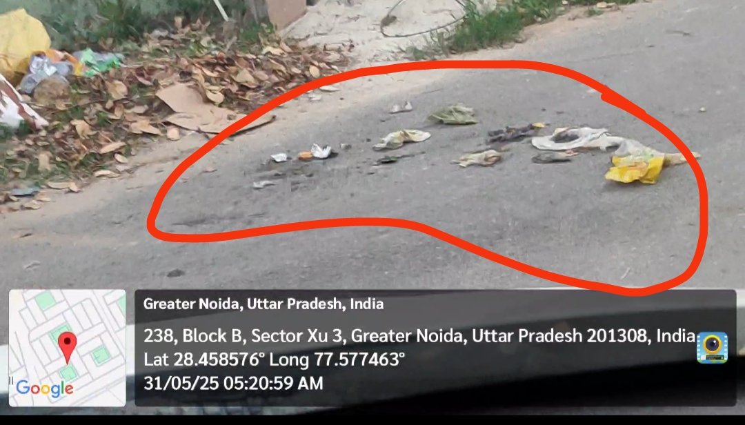 lokutthansamiti's tweet image. @OfficialGNIDA @CPCB_OFFICIAL @SwachhBharatGov
ग्रेटर नोएडा में अब कूड़े के बैग भी ट्री हाउस बना रहे हैं!🌳🛍️
NPCL फीडर बॉक्स बना &apos;कूड़ा विश्राम स्थल&apos; 📦
गली-मोहल्ले बन गए हैं कूड़ा आर्ट गैलरी 🎨

स्वच्छ भारत मिशन?
वो तो शायद छुट्टी पर है! 🤷‍♂️

#GreaterNoida #CleanIndiaChallenge