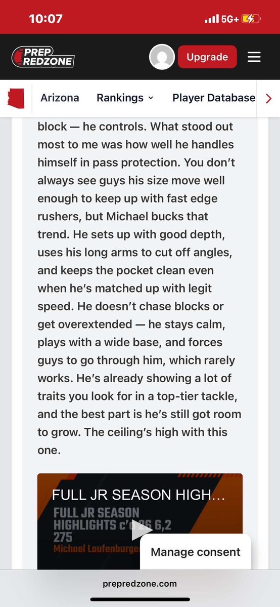 Michael Laufenburger (@mlaufenburger) on Twitter photo Thank you <a href="/thehonestupdate/">Hunter Tierney</a> for the report and write up! Senior season loading…🎬🎬 <a href="/CoachGerm/">🅿️aul Germinaro</a> <a href="/MHanshaw7/">Matt Hanshaw</a> <a href="/RonTBAOL/">Ron Sowers</a> <a href="/PrepRedzoneAZ/">Prep Redzone Arizona</a> <a href="/gridironarizona/">Gridiron Arizona</a> <a href="/azc_obert/">Richard Obert</a> Thank you <a href="/thehonestupdate/">Hunter Tierney</a> for the report and write up! Senior season loading…🎬🎬 <a href="/CoachGerm/">🅿️aul Germinaro</a> <a href="/MHanshaw7/">Matt Hanshaw</a> <a href="/RonTBAOL/">Ron Sowers</a> <a href="/PrepRedzoneAZ/">Prep Redzone Arizona</a> <a href="/gridironarizona/">Gridiron Arizona</a> <a href="/azc_obert/">Richard Obert</a>