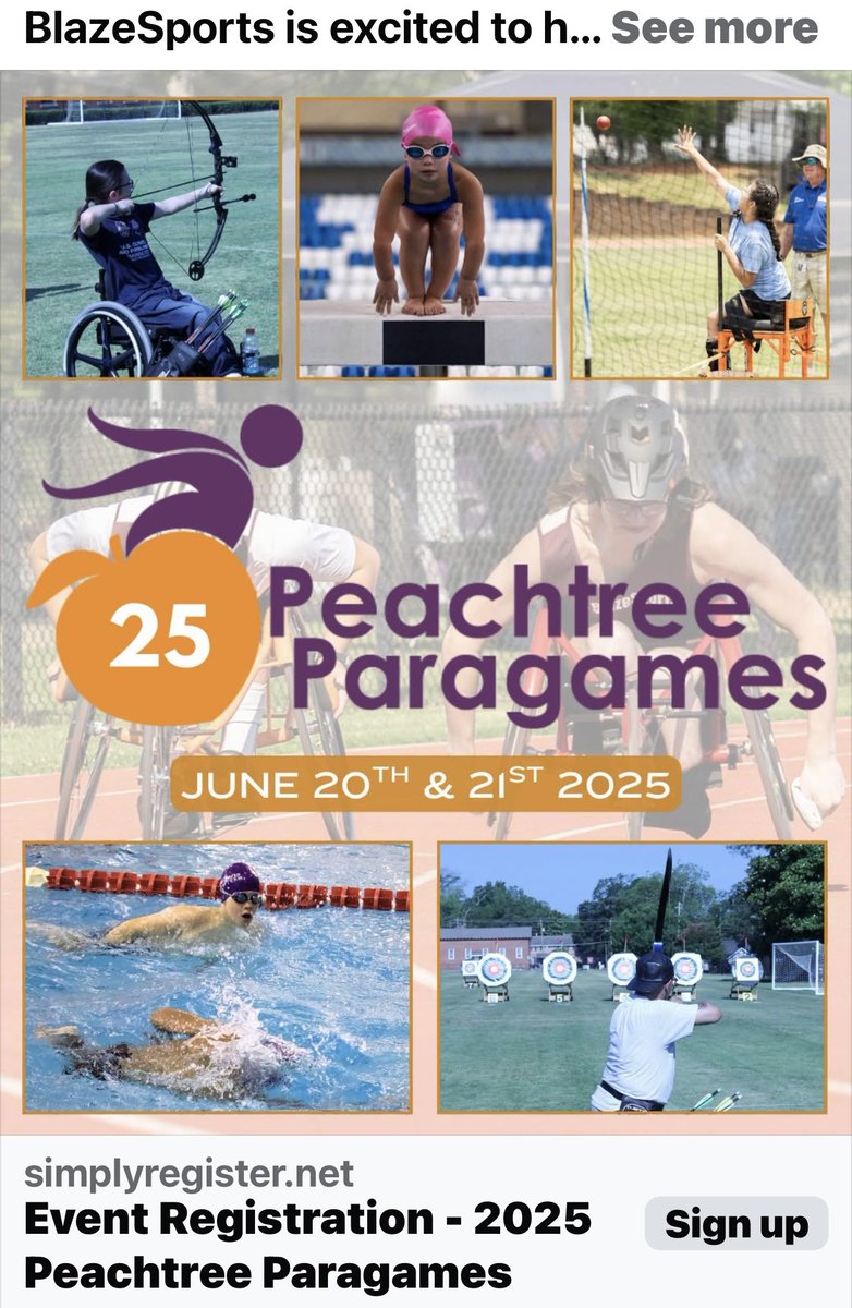 #APE365Project Yet another opportunity for our Ss w disabilities. Facilitate their involvement! Exposure to sport opportunities!