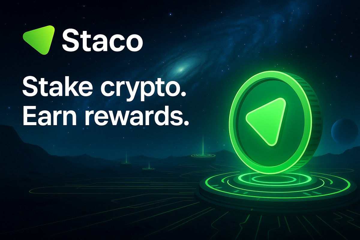 Stake crypto. Earn rewards. 

$STACO is redefining passive income with decentralized validator staking.  Secure. Transparent. Self-custody. 

🔗 stacochain.com 

#STACO #CryptoStaking #Web3 #DeFi