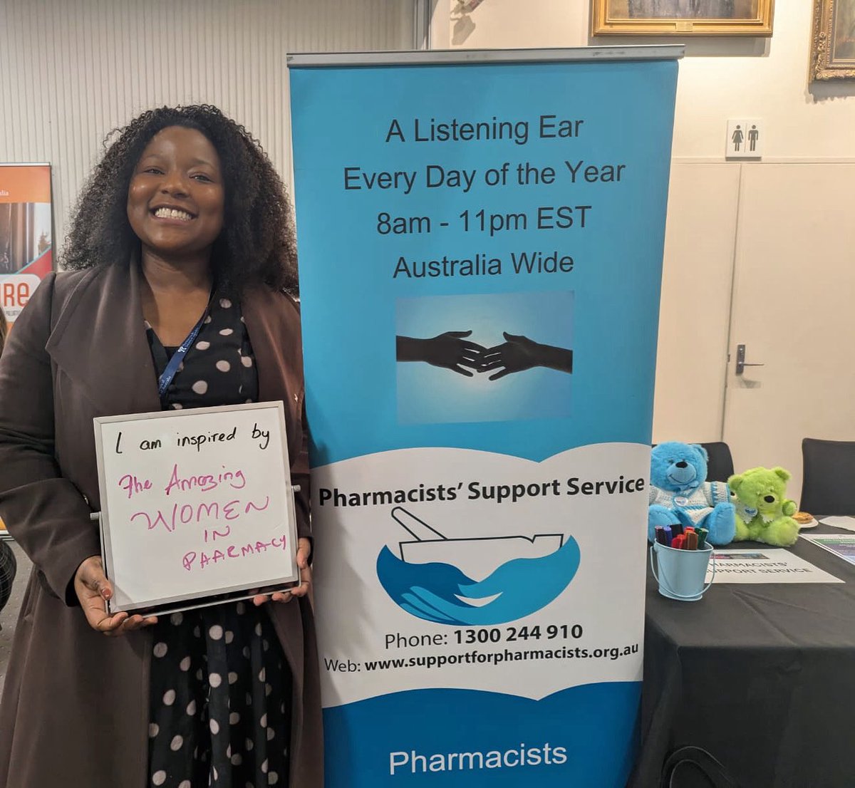 Tinu, incoming PSA Victoria president, is inspired by the amazing women in pharmacy! Congratulations Tinu on your achievement, we wish you well in your new role! 💙 <a href="/PSA_National/">PSA</a>  #VICTASATU25