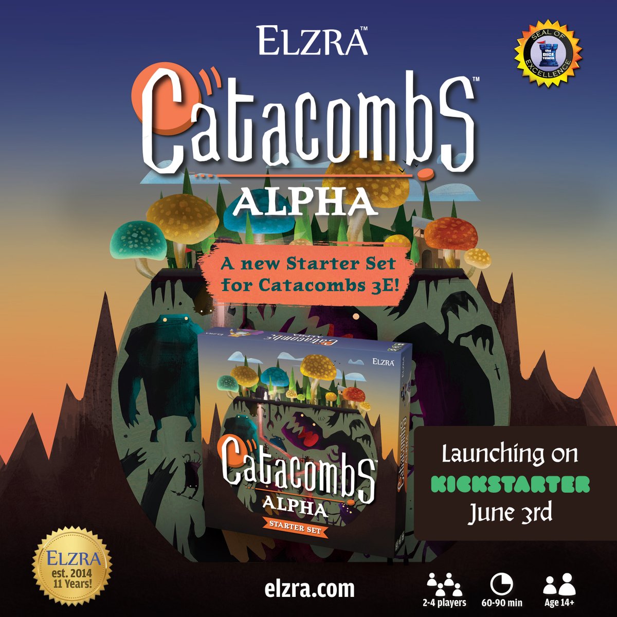 Catacombs Alpha! kickstarter.com/projects/elzra…
#kickstartercampaign #crowdfundingcampaign #tabletopgames #kickstarter #kickstartergames