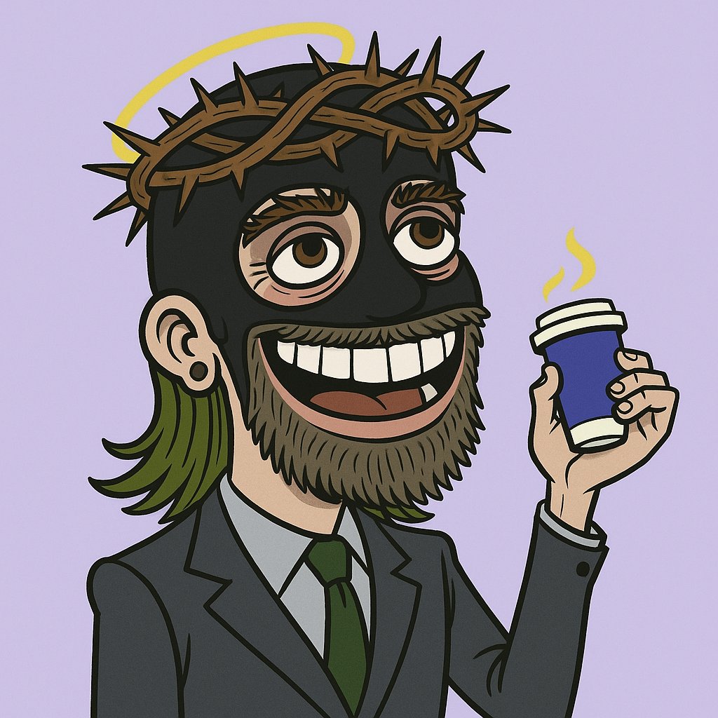Jesuschrist_jr's tweet photo. GM, Brothers & Sinners βπ
Crypto Jesus Woke Up
Wif A Halo, A Suitβ¦ And A MASK π
$MASK Ainβt Just A Coin
Itβs A Whole Vibe Today ποΈ
#CJWIFMask
#CatWifMask
#CryptoJesus
#MASK #DegenSeason https://t.co/aDKINMc2hn