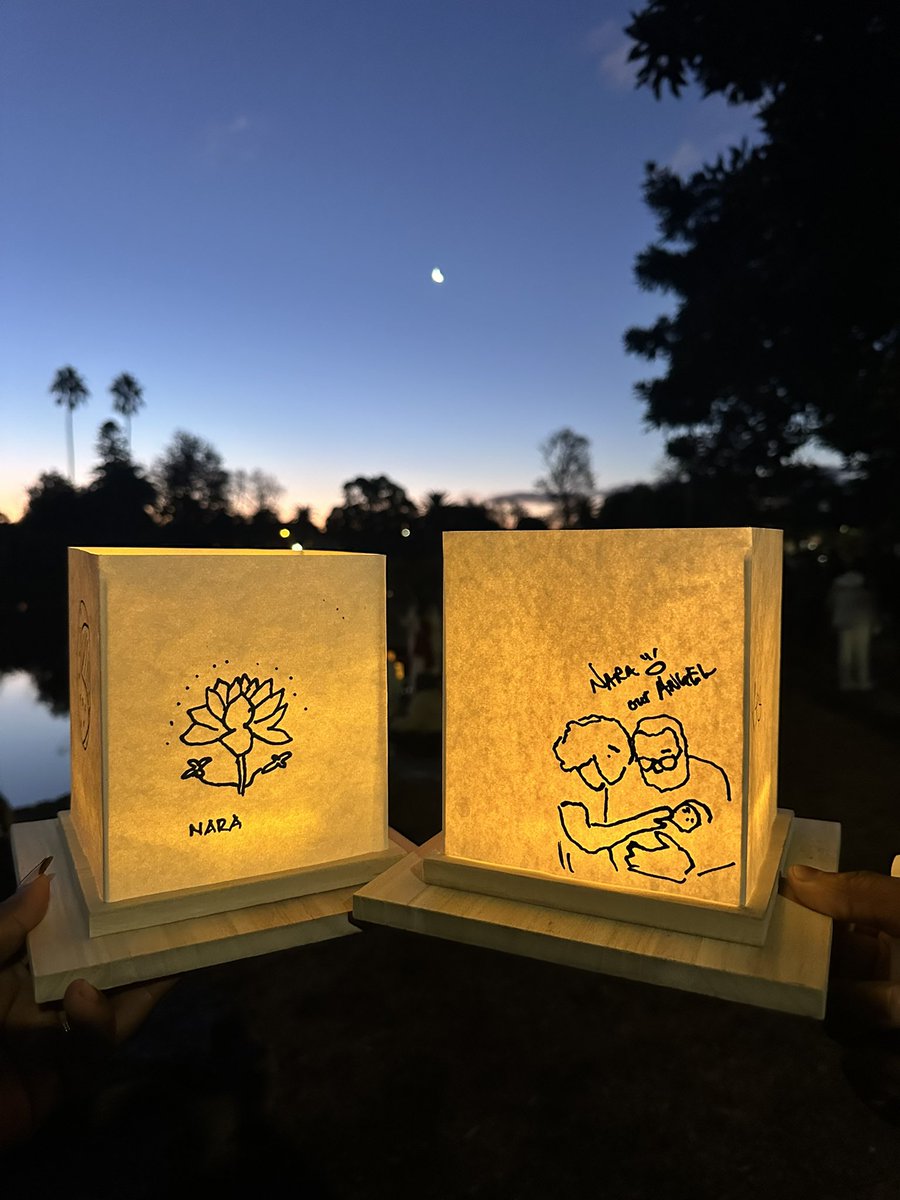 nguitui_'s tweet photo. "Last night, we sent a lantern skyward for you, our sweet angel. Your light shines forever in our hearts.🌟#AlwaysWithUs" https://t.co/DqSx7kOpSr