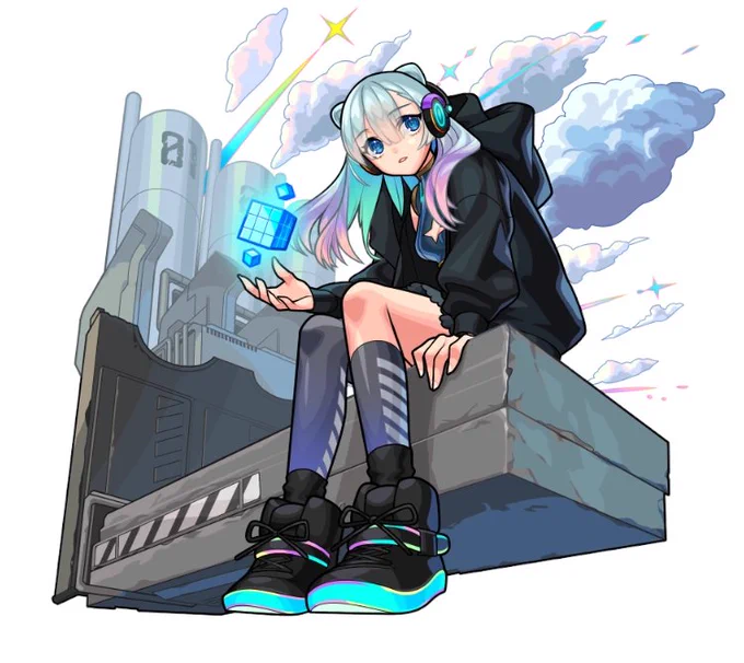 #原作の隣に自分の絵を貼る