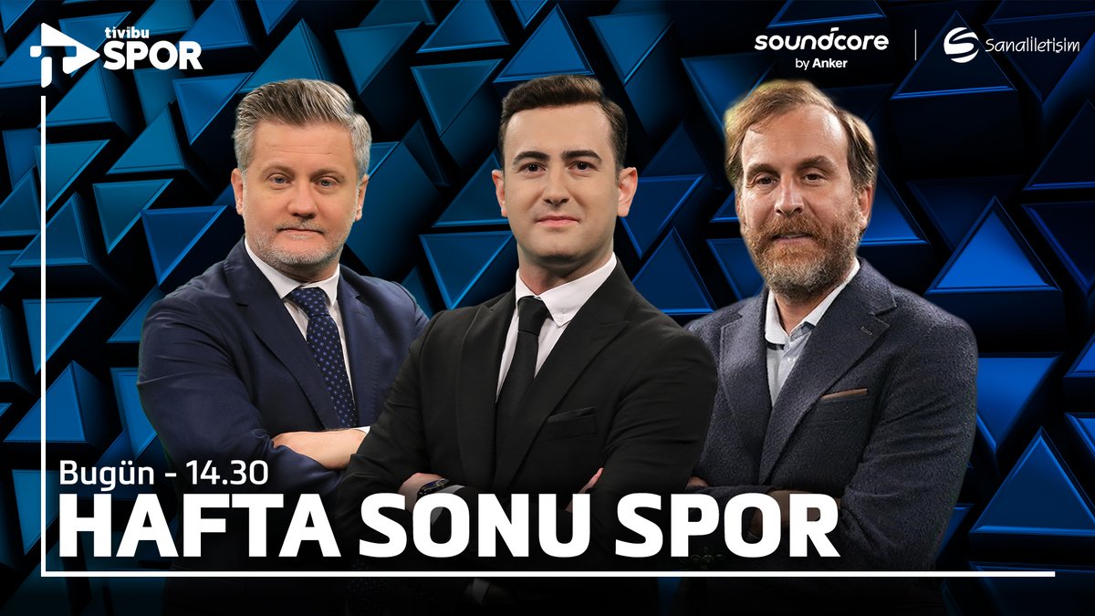 Hafta Sonu Spor'da <a href="/korayaldemir_/">Koray Aldemir</a>'in konukları <a href="/albandemir/">Volkan Demir</a> ve <a href="/Metin_Karabas/">Metin Karabaş</a> oluyor! 

<a href="/ankerturkiye/">anker.tr</a> sponsorluğunda canlı yayın👇

youtube.com/live/AZNPM6GiK…
