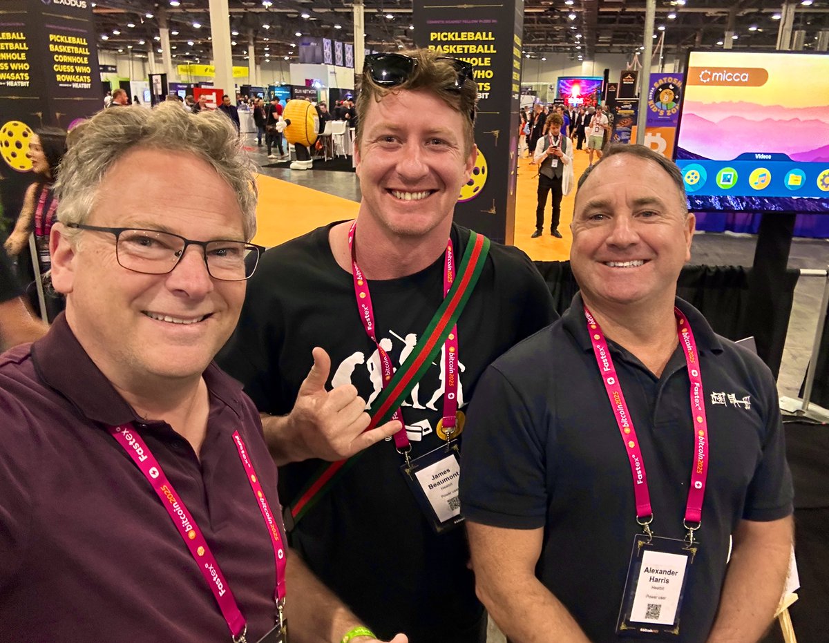 So long Las Vegas &amp; #Bitcoin2025 - worth the trip from NZ! 

Huge thanks to @Saylor, <a href="/LynAldenContact/">Lyn Alden</a>, <a href="/jackmallers/">Jack Mallers</a>, <a href="/maxkeiser/">Max Keiser</a>, and <a href="/stacyherbert/">Stacy Herbert 🇸🇻🚀</a>. 

Loved leaning into the intersection between Bitcoin + wealth advice more &amp; catching up with some fellow Kiwis  too! 🚀