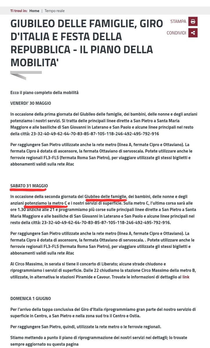 Buon #Giubileo delle Famiglie con #MetroC potenziata! ehm no, RALLENTATA..‼️ #ATAC <a href="/Prefettura_Roma/">Prefettura di Roma</a> <a href="/DPCgov/">Dipartimento Protezione Civile</a> <a href="/antitrust_it/">Autorità Antitrust</a> <a href="/gualtierieurope/">Roberto Gualtieri</a>