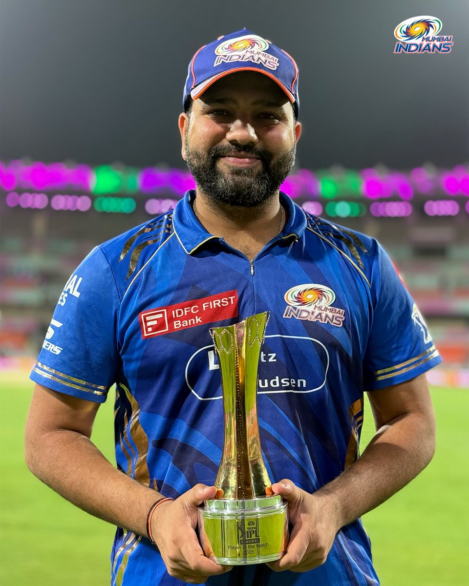 Player of the match Number 21 for Ro in IPL - Most by an Indian player in the history. 💙