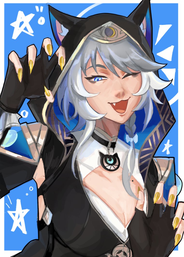 captainsalsaa's tweet photo. Kitty cat thief #hsr #cipher #hsrcipher https://t.co/WGMeGAzIeU