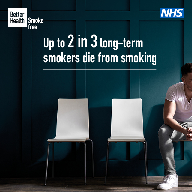 It’s never too late to quit smoking and you will notice almost immediate improvements to your
health when you stop. 

Search 'Better Health Quit Smoking' for support and tips on how to quit.