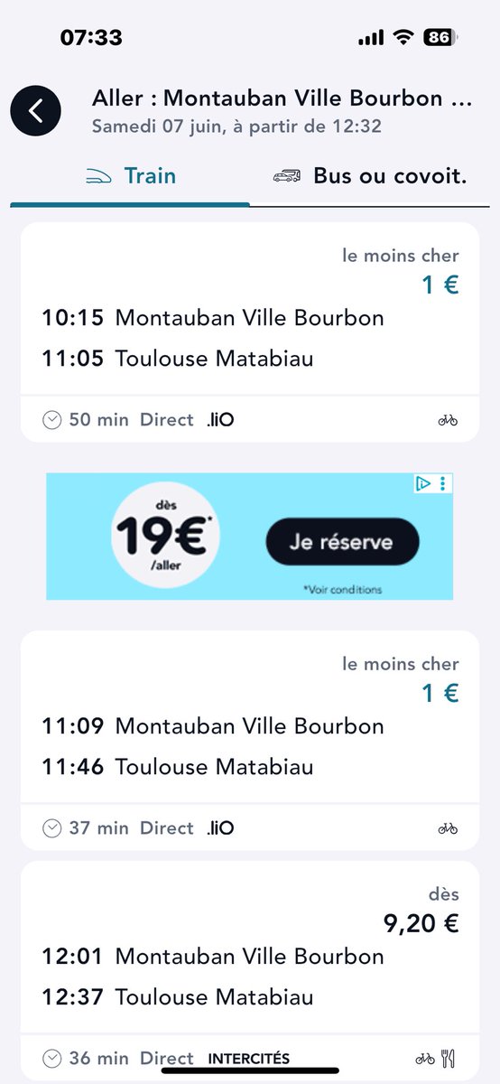 MarcFeau's tweet photo. [ 🏉ALERTE INFO #finale #Rugby ]  #Montauban 
✅Allez à la finale à #Toulouse Samedi pour 1 €  en #TrainLio :
Profitez du week-end a 1€ 
https://t.co/lgswMd3qRO
@lio_train_sncf @Occitanie @SNCFVoyageurs 
#AllezSapiac #GreenArmy @UsmSapiacRugby 
#DemiesProD2 #FinaleProD2 https://t.co/IxPCGTSlgA