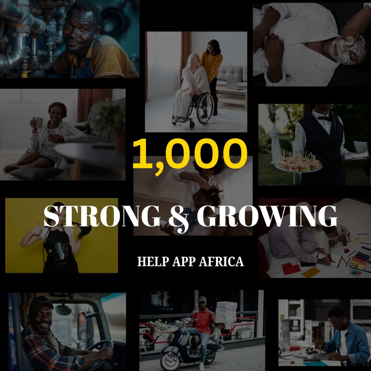 HelpAppAfrica's tweet photo. Over 1,000 Paying Subscribers!
-
What are you waiting for?
Join Help App Today and Enjoy Peak Convenience 💜 
-
Download on Playstore or Appstore Now!

#projectgoal #milestone #startup #weekend #TGIF #entrepreneur #feminist #trending https://t.co/KJduss7iQ7