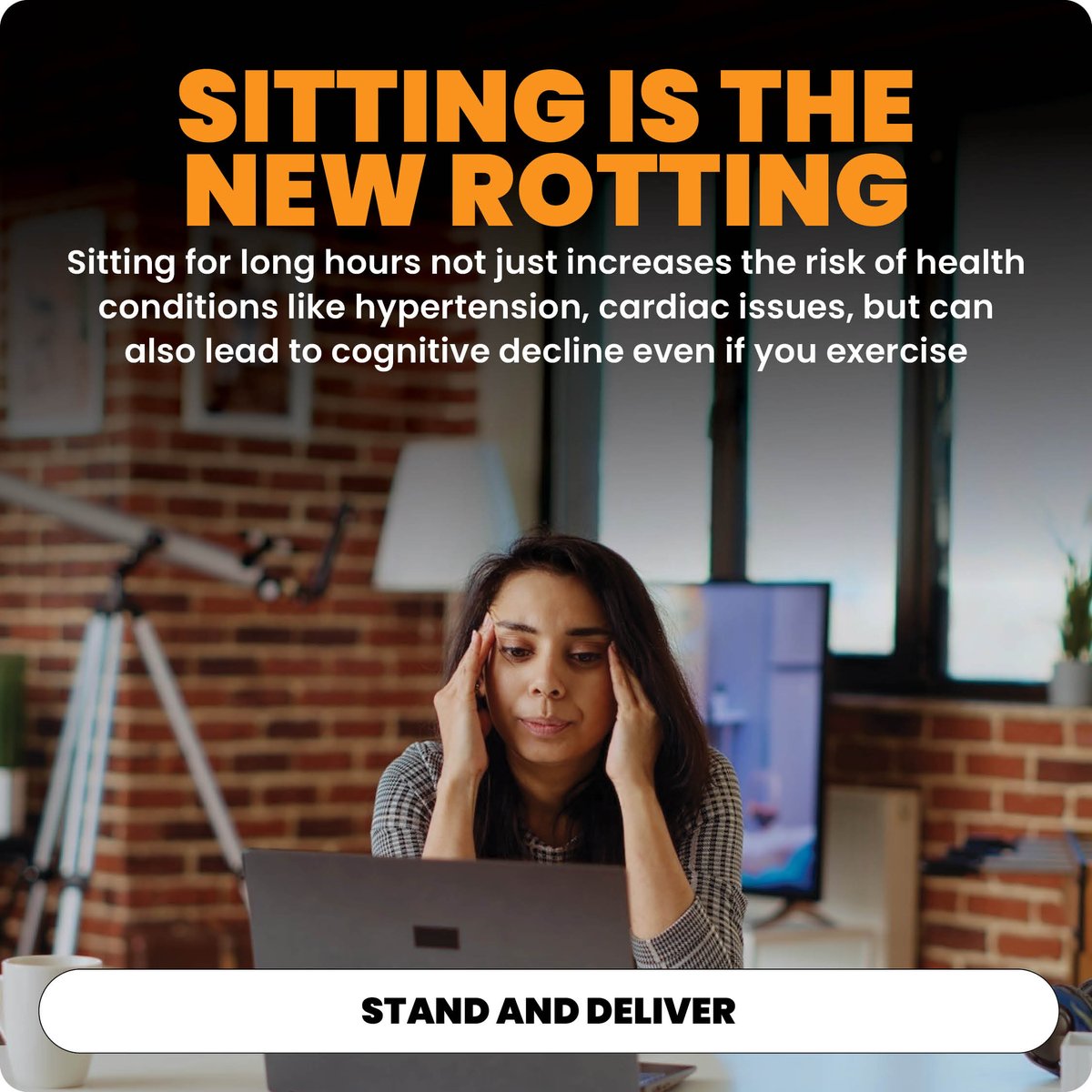 HHDigital1's tweet image. Prolonged sitting can rot your brain
Link: happiesthealth.com/articles/neuro…
#HealthyLiving #sedentarylife #cognition #cardiac #fitness