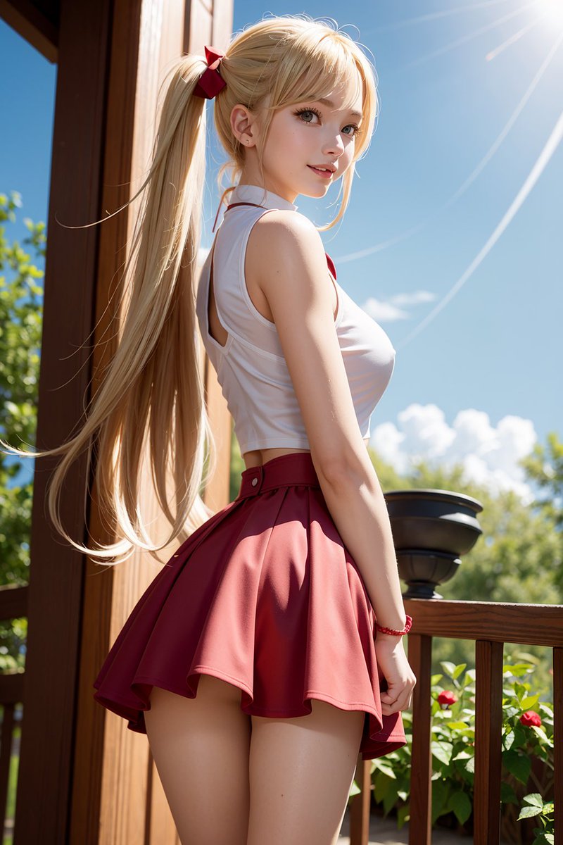 #めありAI #AI女子図鑑 #AIグラビア #金髪