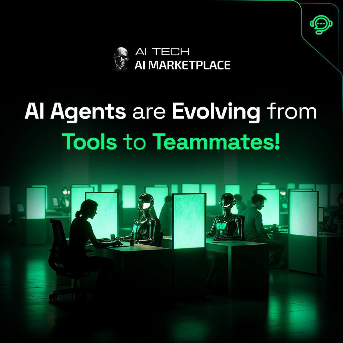 ✨ AI Agents Are Evolving From Tools to Teammates!

We’re entering a phase where agents don’t just execute, they reason, adapt, and act independently. The next shift? Giving them identities, incentives, and on-chain autonomy.