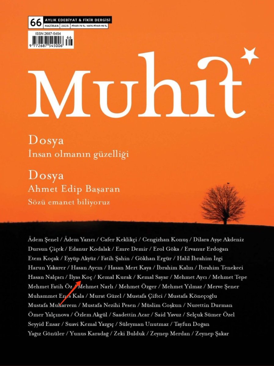 Yeni öykümle Muhit Dergisi Haziran sayısındayım.. 

İyi okumalar ✨

<a href="/muhitdergi/">Muhit Dergi</a>