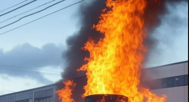 ArgusNews_in's tweet photo. #Puri: Fire breaks out near Water Works Road while bitumen was being heated for roadwork. Flames erupted from multiple bitumen tins. Fire services rushed to the spot and are working to douse the blaze.
#FireForce #fireaccident #Odisha #Puri #Constrcuction
(File Photo) https://t.co/vFDAVvmOQi