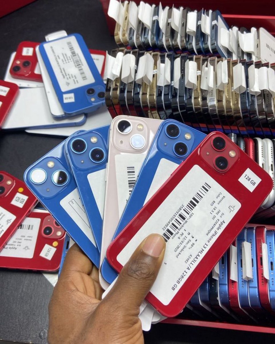 TechnologySolid's tweet image. iPhone 13 128gb - 455,000
IPhone 13 256gb - 550,000
iPhone 13 512gb  - 570,000