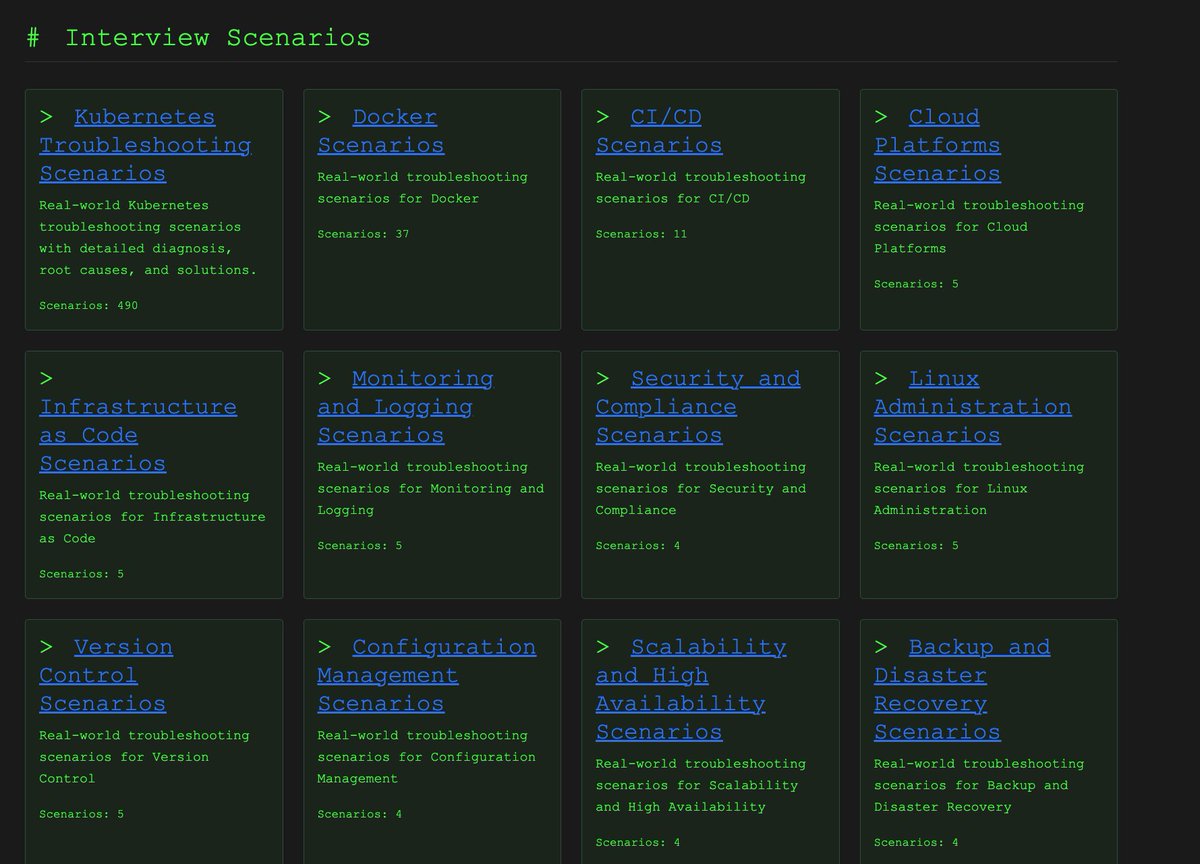 ghumare64's tweet photo. This website literally has everything one needs to crack Sr DevOps Engineer Jobs! https://t.co/0Pd6HmHo61
