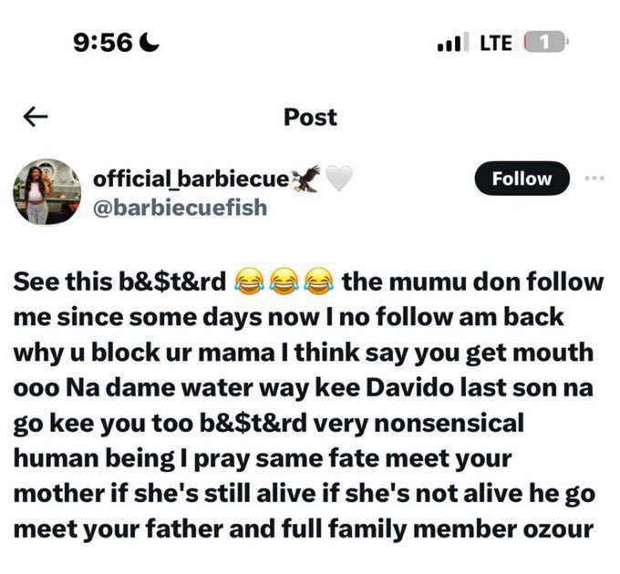 vinicius_snrr's tweet photo. Before you call Davido names because of “u see ur life” look at what the “victim” is saying about him https://t.co/jmC6ntJrIi