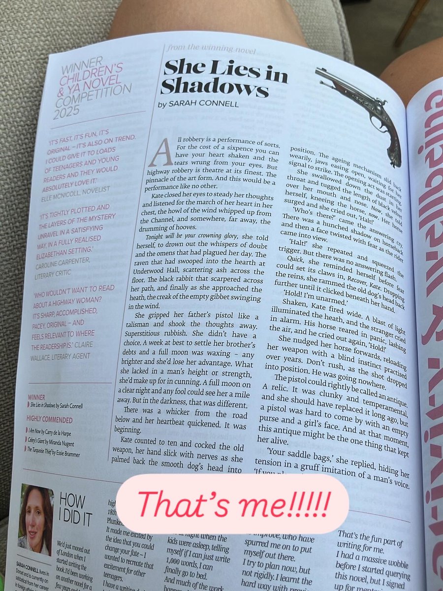 Completely blown away to have won the Mslexia Children’s and YA Novel award!! ✨✨Can’t wait to get this story polished to go on sub soon!✨✨

#kidlituk #amwriting #yafiction