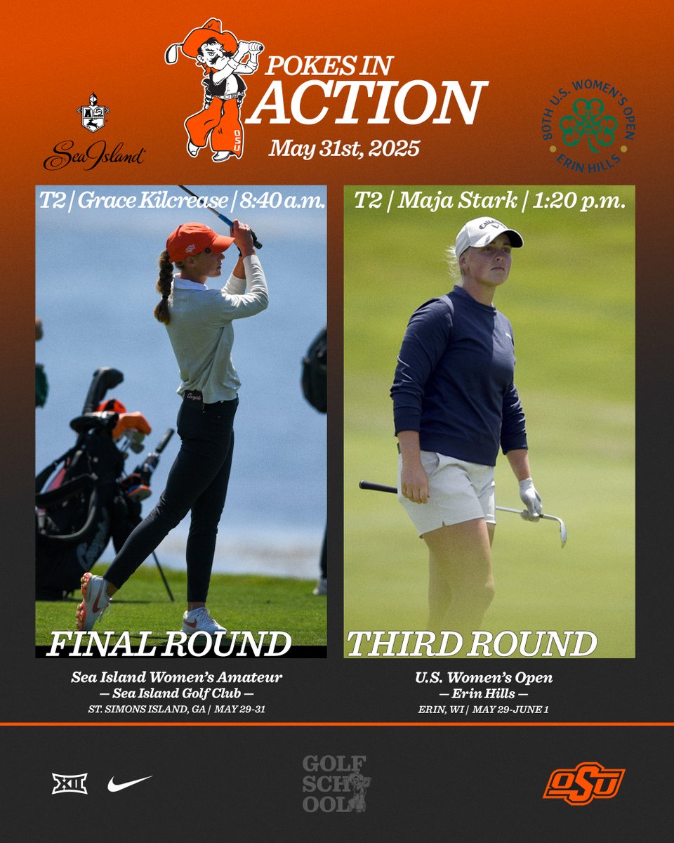 OSU Cowgirl Golf (@osucowgirlgolf) on Twitter photo Cowgirls in contention all over the country๐บ๐ธ
Follow both Grace and Maja live:
Sea Island Amateur: bit.ly/SeaIsland2025
U.S. Open: bit.ly/USWomensOpen20โฆ
... and catch Maja live on NBC starting at 2 p.m. CT!
#golfschool | <a href="/OSUAthletics/">Oklahoma State Athletics</a> Cowgirls in contention all over the country๐บ๐ธ
Follow both Grace and Maja live:
Sea Island Amateur: bit.ly/SeaIsland2025
U.S. Open: bit.ly/USWomensOpen20โฆ
... and catch Maja live on NBC starting at 2 p.m. CT!
#golfschool | <a href="/OSUAthletics/">Oklahoma State Athletics</a>