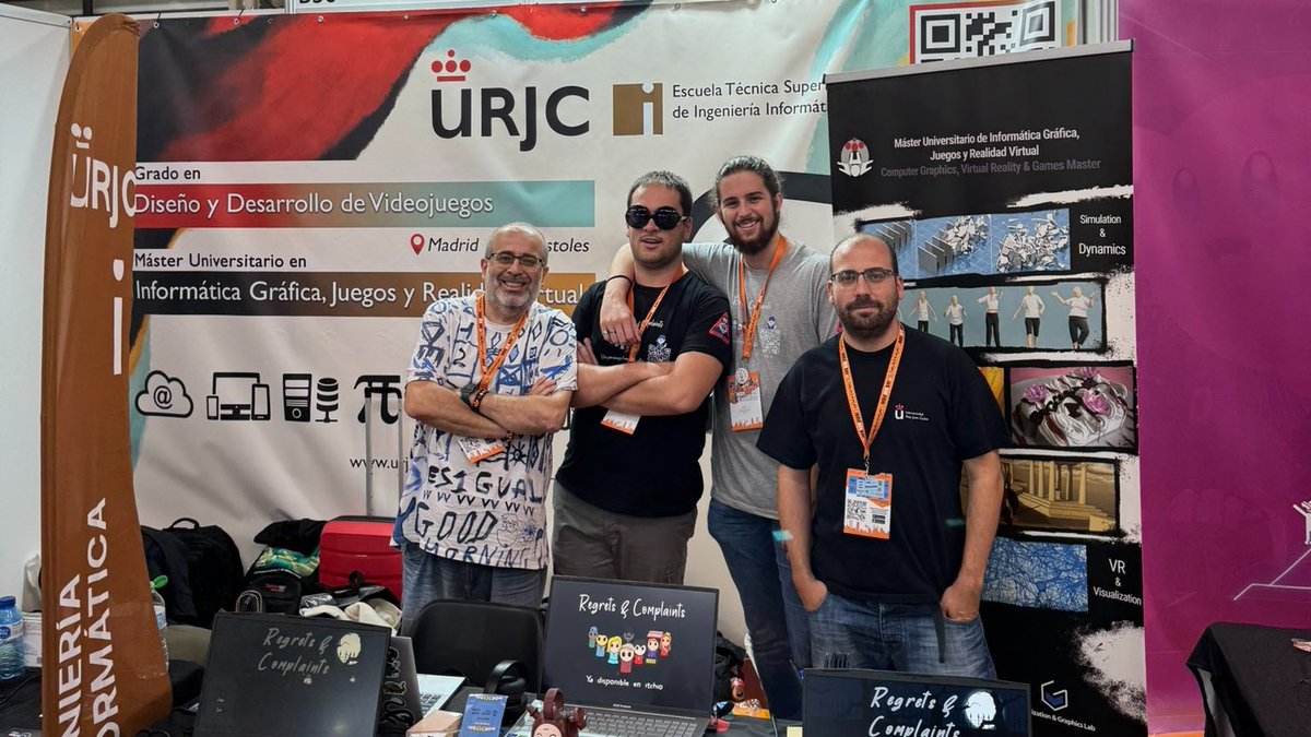 Máster en Inf. Gráfica, Juegos y Realidad Virtual (@mastergraficos) on Twitter photo 🤝 En el Máster en Inf. Gráfica, Juegos y Realidad Virtual no solo aprendes, ¡también conectas!
🎤 Asistimos a eventos clave como <a href="/IndieDevDay/">IndieDevDay</a>, <a href="/GGameFestival/">Guerrilla Game Festival</a>, #GameGenX, visitamos las oficinas de <a href="/EA/">Electronic Arts</a> y mucho mas...
🌐 Matricúlate y conecta con la industria desde el primer día. 🤝 En el Máster en Inf. Gráfica, Juegos y Realidad Virtual no solo aprendes, ¡también conectas!
🎤 Asistimos a eventos clave como <a href="/IndieDevDay/">IndieDevDay</a>, <a href="/GGameFestival/">Guerrilla Game Festival</a>, #GameGenX, visitamos las oficinas de <a href="/EA/">Electronic Arts</a> y mucho mas...
🌐 Matricúlate y conecta con la industria desde el primer día.