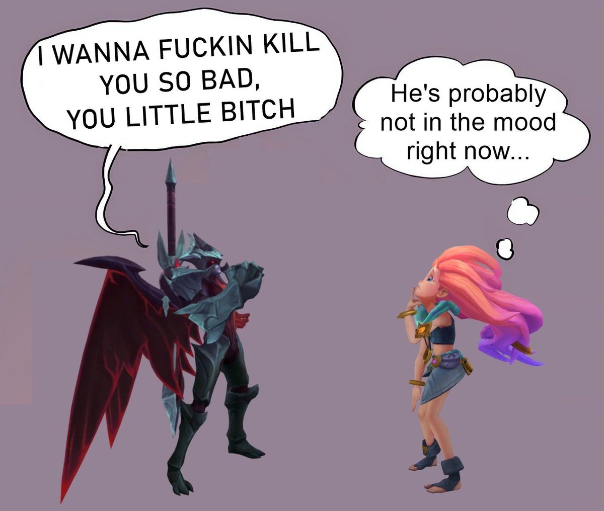 SohloknirBGA's tweet image. Damn, he&apos;s really mad
#aatrox #zoe #leagueoflegends