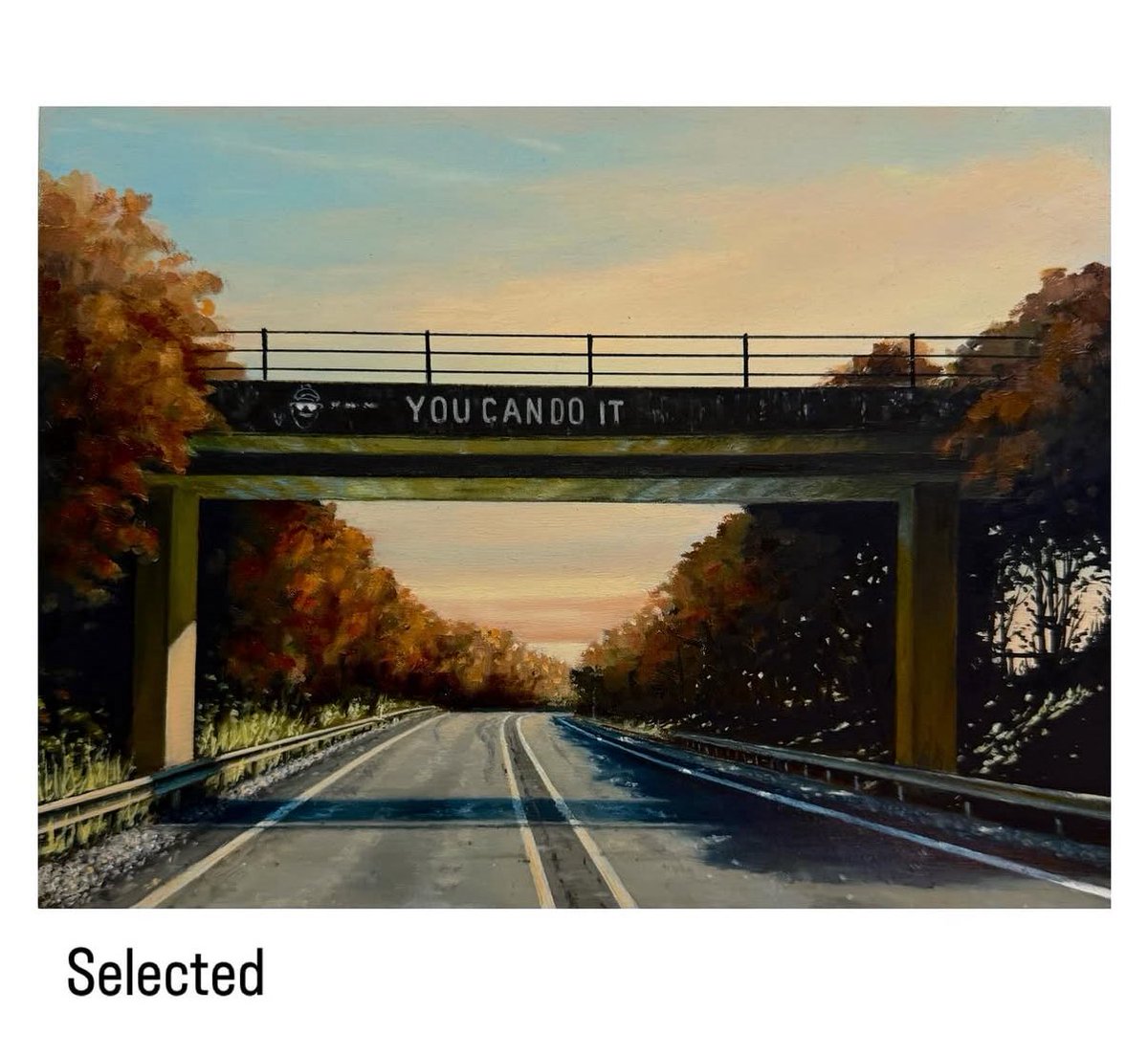 JenOrpinPainter's tweet photo. You CAN Do It….and it did!!
Thank you @royalacademy for selecting my painting for this year’s summer exhibition! It’s a hat trick for me & I’m over the moon I’ll be hanging on the walls of the Royal Academy once more. 🙌🏻💛
#art #painting #bridge #youcandoit #rasummershow https://t.co/27cy3R5aqT