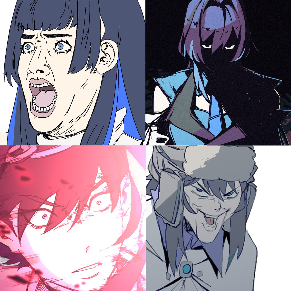 qrt with the character vs how you draw them

⏳💙